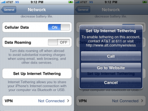 Apple iPhone Tethering 300x225