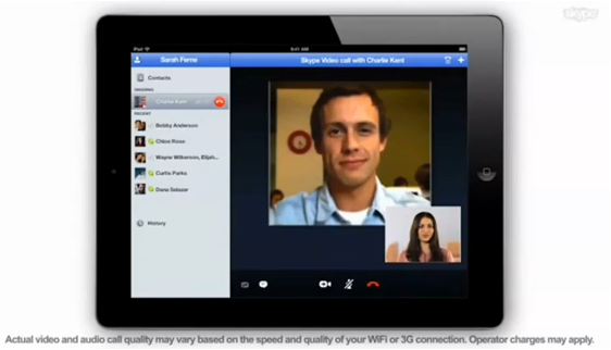 Skype For Ipad Launched